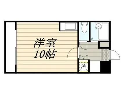 パセール長良(ワンルーム/4階)の間取り写真