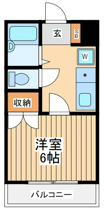 ラーチ鷺沼 1階階 間取り