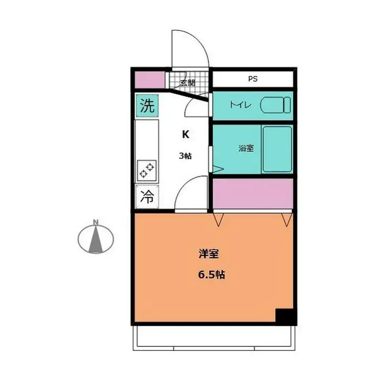 ビクトリアコート川崎 3階階 間取り