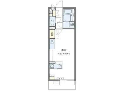 レオネクストヴィーブルIII(ワンルーム/3階)の間取り写真