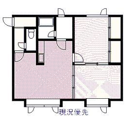 RIVIERA I(2LDK/2階)の間取り写真