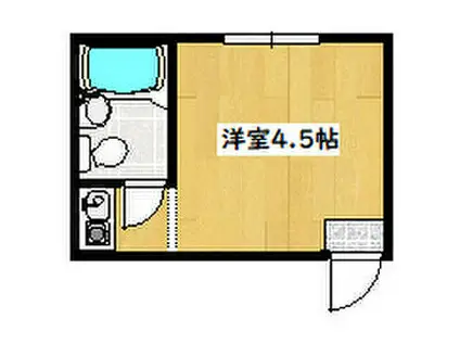 メゾン千里山(ワンルーム/6階)の間取り写真