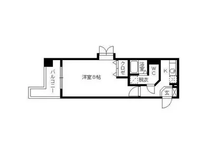 フェアリー高砂(1K/2階)の間取り写真