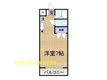 フォルム上通北(ワンルーム/5階)の間取り写真