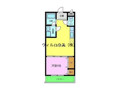 フジパレス和泉中央1番館(1LDK/1階)の間取り写真