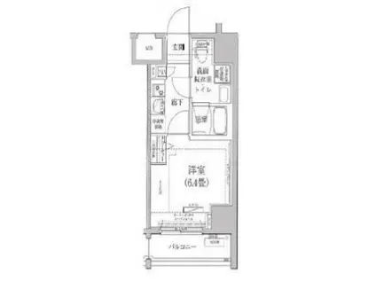 アイルYOKOHAMA関内(1K/7階)の間取り写真