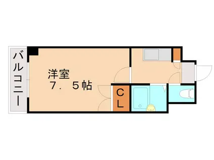 アリエストム(1K/3階)の間取り写真