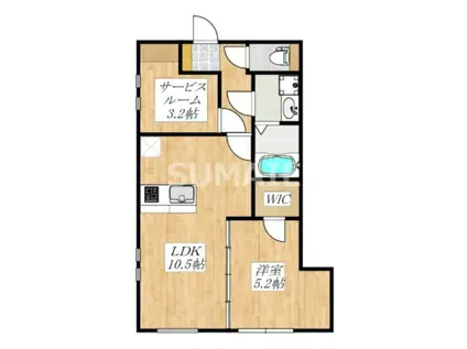 フォルスクラス駒込西ケ原(1SLDK/3階)の間取り写真