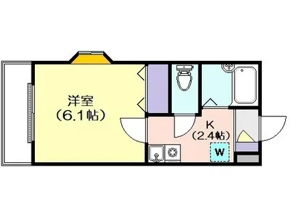 J PUEBLO(1K/2階)の間取り写真