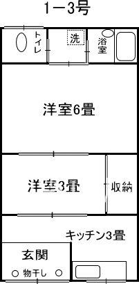 雄松荘(5K/1階)の間取り写真
