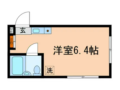 アーバ・ハイツ西早稲田(ワンルーム/2階)の間取り写真