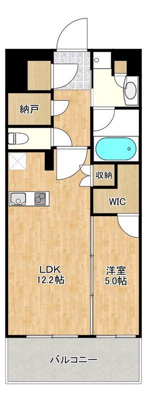 パレステージ藤沢II(1LDK/2階)の間取り写真