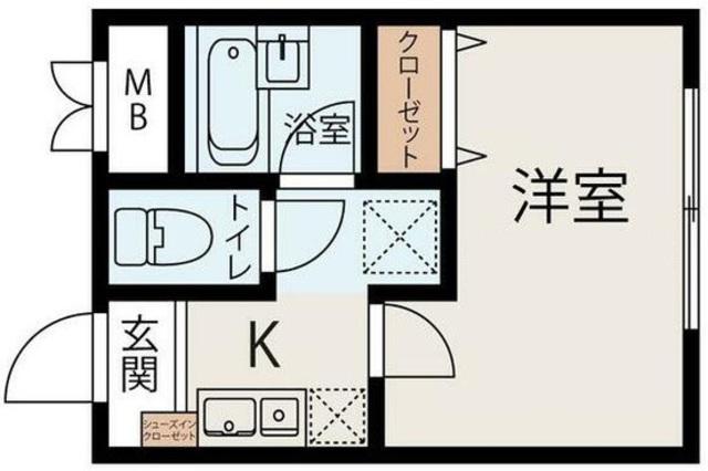 REV REFAYS CUORE(1K/2階)の間取り写真