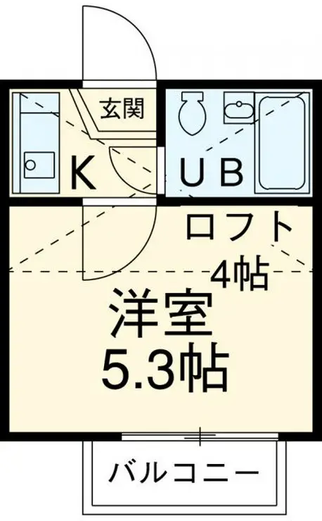 蓬莱コーポラス 2階階 間取り