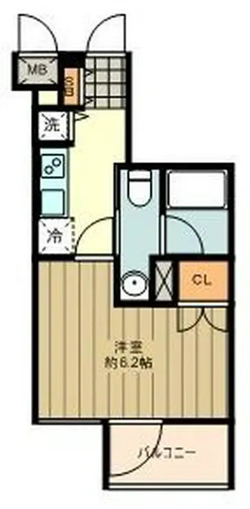 レアライズ立川AZ 4階階 間取り