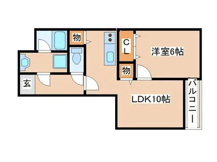 北池ビル(3LDK/5階)の間取り写真