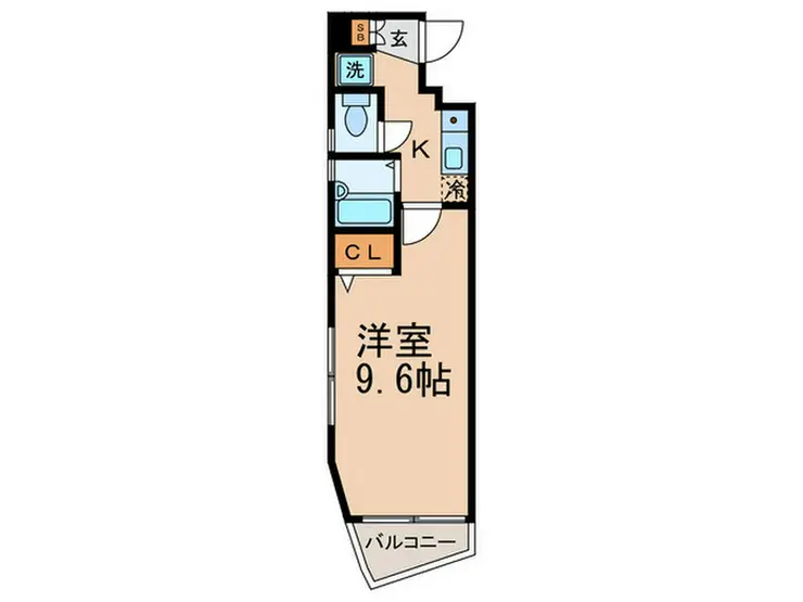 プレール高田馬場 1階階 間取り