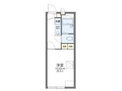 コンフォートハウス(1K/2階)の間取り写真