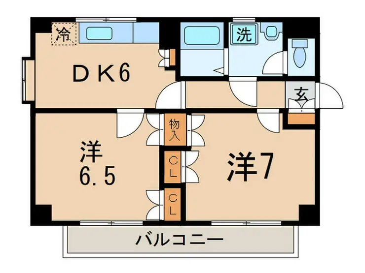 第一ルネス 2階階 間取り