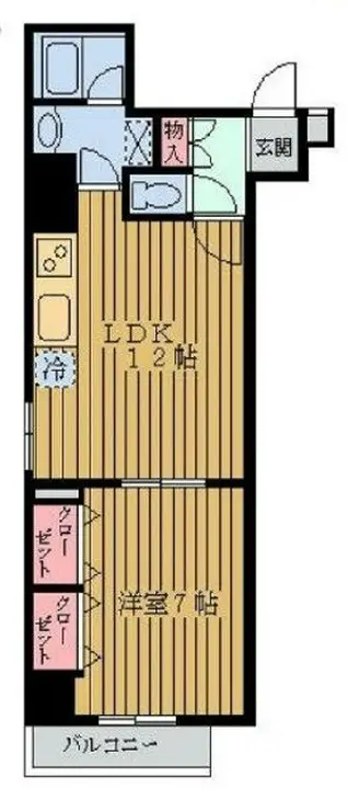 アーバイル日本橋水天宮 4階階 間取り