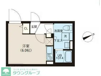 レピュア早稲田レジデンスII(ワンルーム/3階)の間取り写真