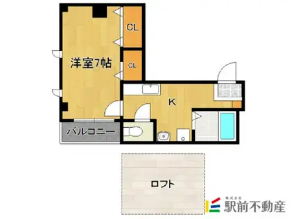 イル・グラッツィアマリーナVII(1K/4階)の間取り写真