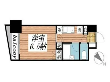 メゾン・ド・レノン(1K/9階)の間取り写真