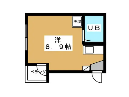 TK-SQUARE(ワンルーム/3階)の間取り写真