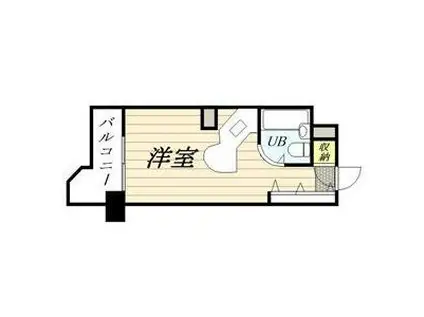 ラ・パルフェ・ド・札幌(ワンルーム/6階)の間取り写真