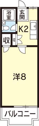 SHOEIROOM佐古(1K/5階)の間取り写真