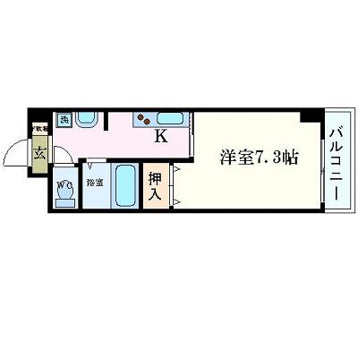 GP栄本町通(1K/3階)の間取り写真