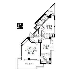 NS21やごと(2LDK/5階)の間取り写真