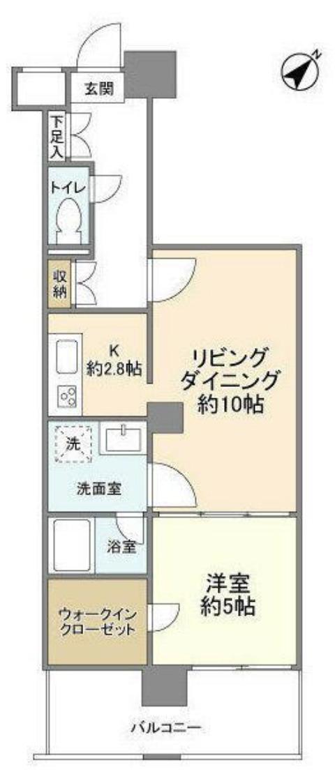 レジェンド江古田(1LDK/2階)の間取り写真