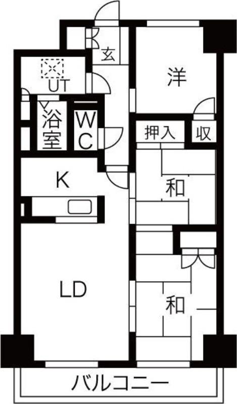 オークコート141(3LDK/7階)の間取り写真
