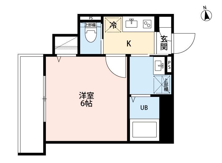ROBOT HOME 三郷(1K/2階)の間取り写真