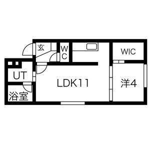 LATIR GLORIA(1LDK/3階)の間取り写真