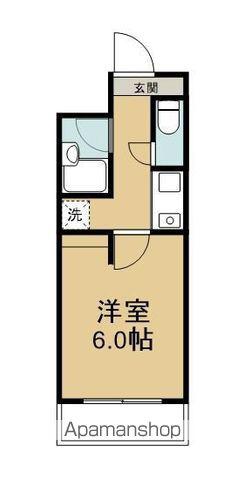 ライヴリー加納(1K/2階)の間取り写真