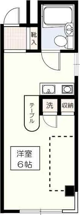 シャンポール三軒茶屋 3階階 間取り