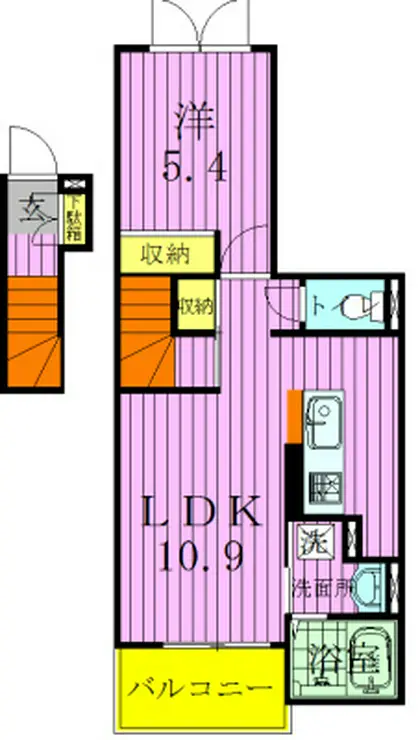 フォルテ 2階階 間取り