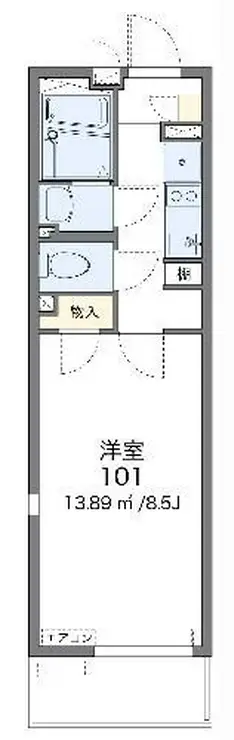 レオネクスト八重 1階階 間取り