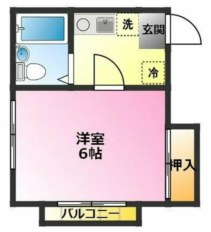 セシル菊名 2階階 間取り