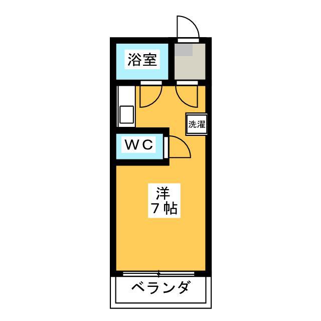 メゾン池田(ワンルーム/3階)の間取り写真