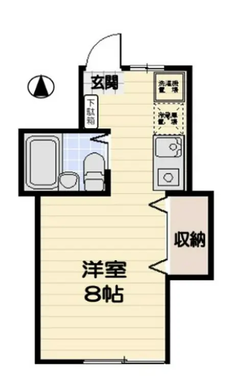 スカイコート田園調布 1階階 間取り