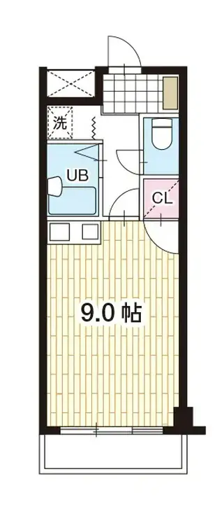 ミラクルイン横浜 2階階 間取り