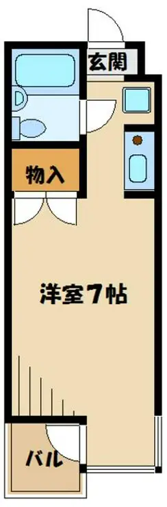 コスモポリタン 1階階 間取り