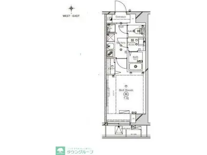 ラフィスタ大師前イースト(1K/7階)の間取り写真