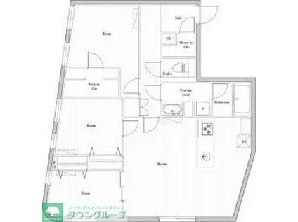 EDIT文京千石II(3LDK/4階)の間取り写真