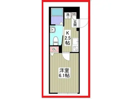 サイエ金町(1K/4階)の間取り写真