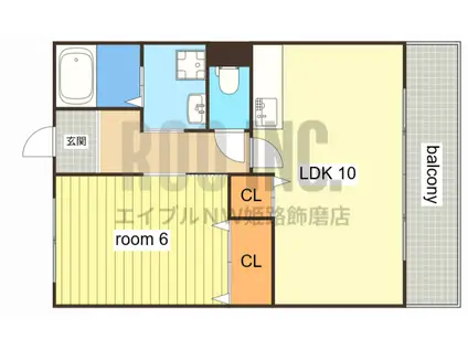 サン・コーポラス(1LDK/2階)の間取り写真