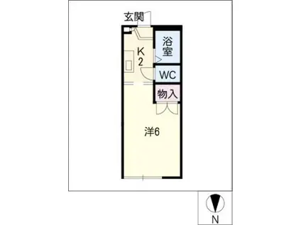 アネックス タナカ(1K/1階)の間取り写真